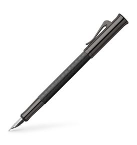 Graf-von-Faber-Castell - Fountain pen Guilloche Black Edition B