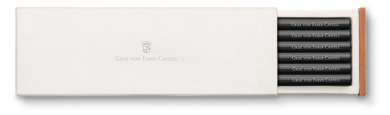 Graf-von-Faber-Castell - （限定品）ギロシェ　ペンシル　ブラック　6本入