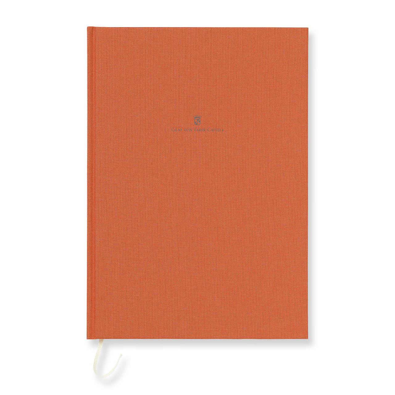 Graf-von-Faber-Castell - リネン綴じノート　A4 　バーントオレンジ