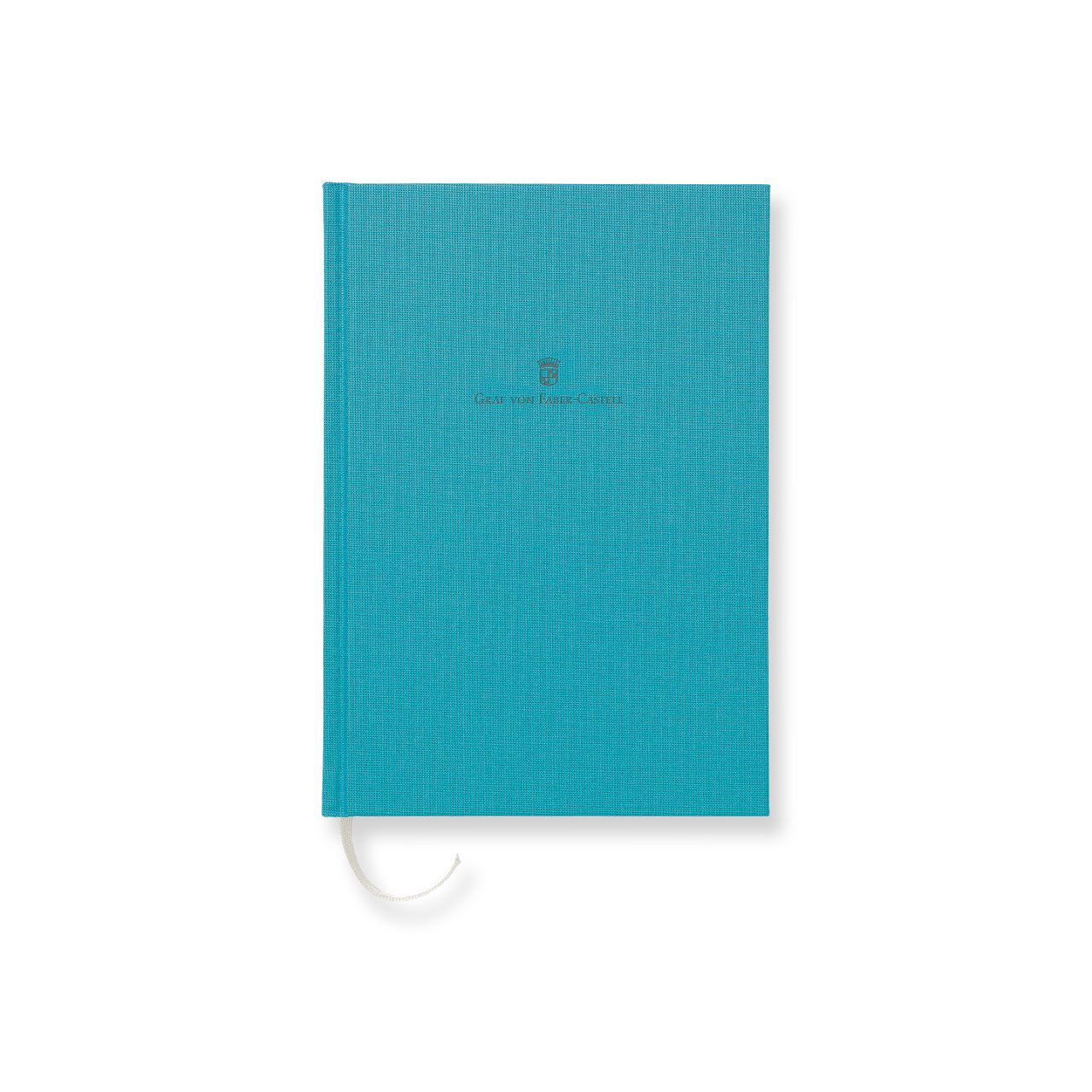 Graf-von-Faber-Castell - リネン綴じノートブック　Ａ５サイズ　ターコイズ