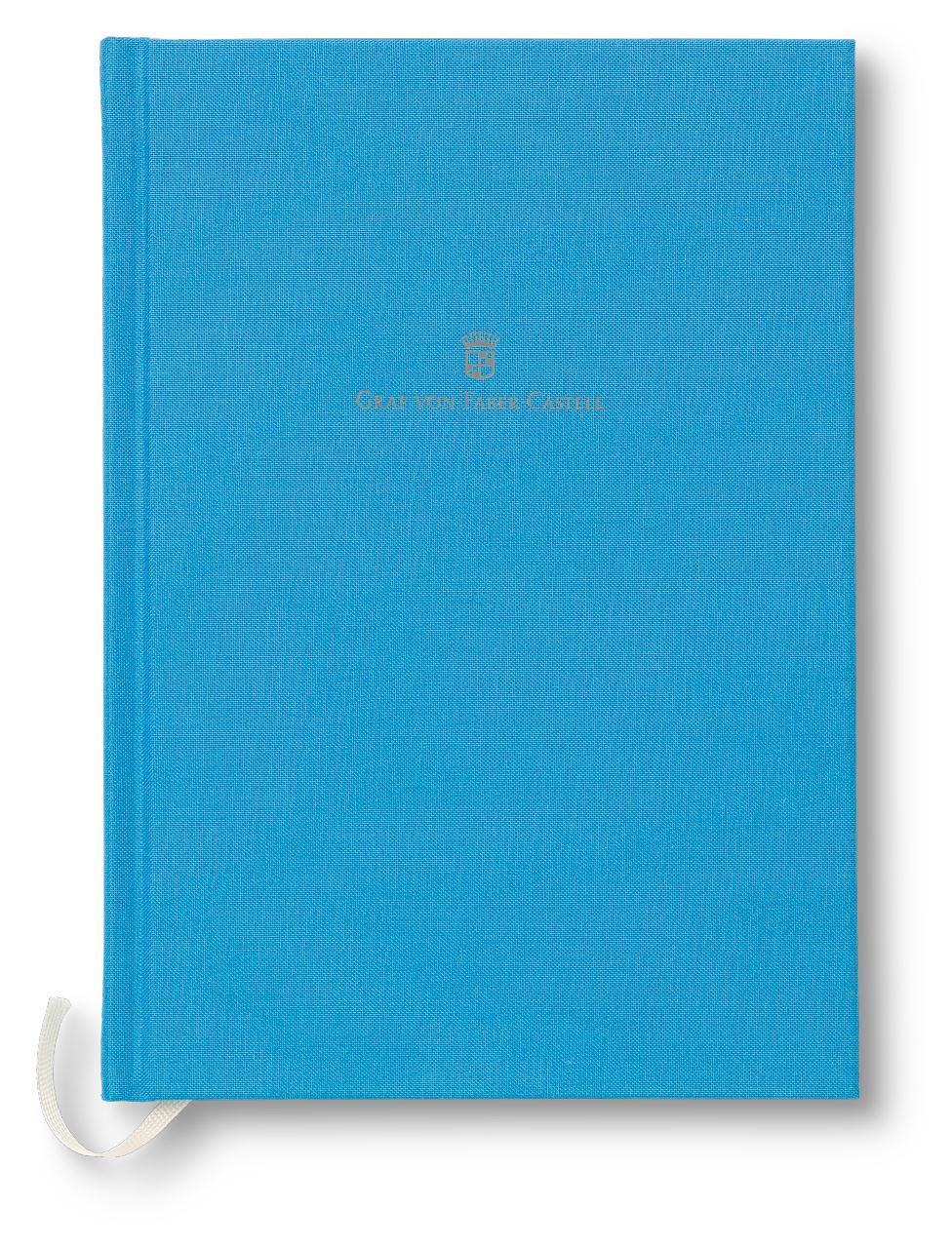 Graf-von-Faber-Castell - リネン綴じノートブック　Ａ５サイズ　ガルフブルー