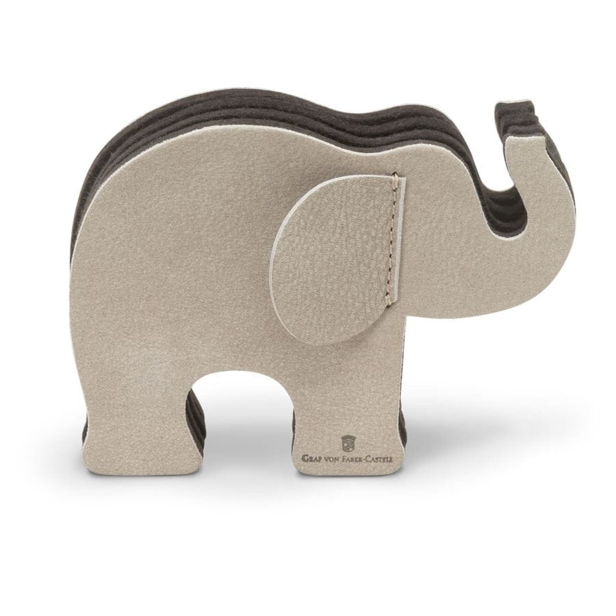 Graf-von-Faber-Castell - Pen holder Elephant small, Nubuck
